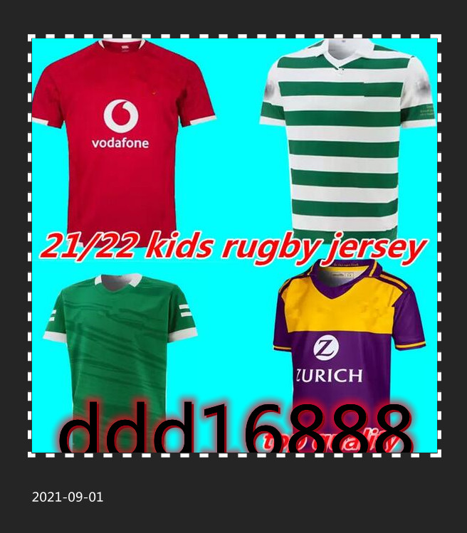 

21 22 Limerick Wexford GAA Kids' Commemoration Jersey 2021 2022 British Lions IRELAND TRAINING RUGBY KIDS JERSEYS size 16--26, Black;gray