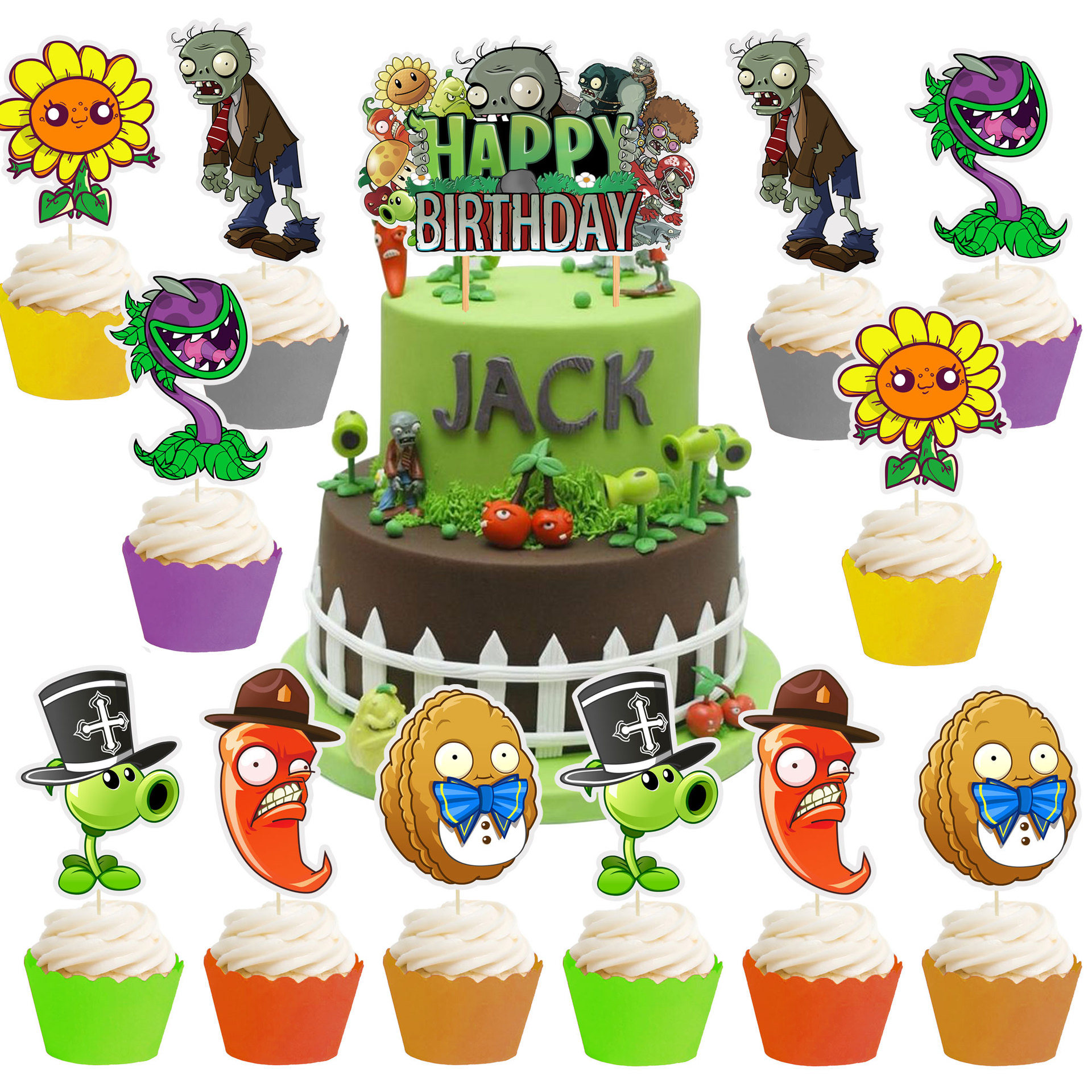 Acheter Pas Cher Plantes Vs Zombies Gateau Topper Joyeux Anniversaire Decoration De Fete Pour Enfants De Fete Danniversaire Fournitures Cupcake Topper Du 3 6 Fr Dhgate Acheter Pas Cher Plantes Vs Zombies Gateau Topper Joyeux Anniversaire Decoration De Fete Pour Enfants De Fete Danniversaire Fournitures Cupcake Topper Du 3 6 Fr Dhgate