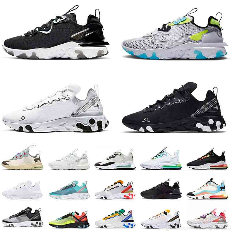 

Hotsale React Vision 55 Running Element 87 Flat shoes\rair\rmax\rairmax Mens Womens Black Iridescent White Schematic Cactus Jack Trails, C28 36-45 supernova