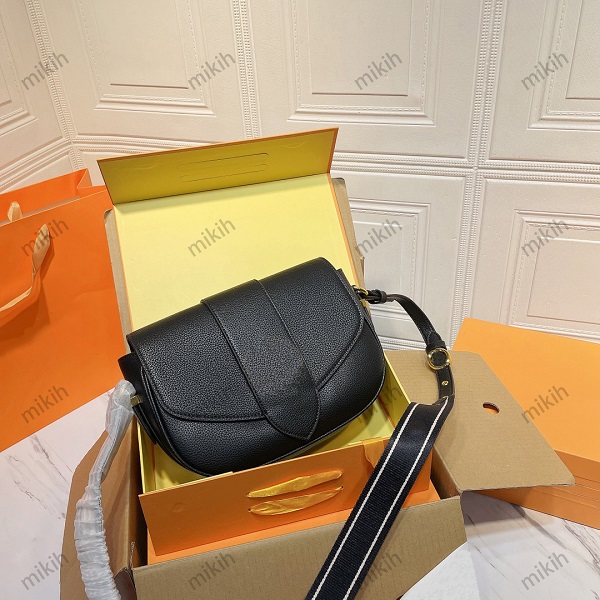 

Fashion womens bags trendy shoulder bag lychee pattern metal logo design high quality handbag purse, Dust bag