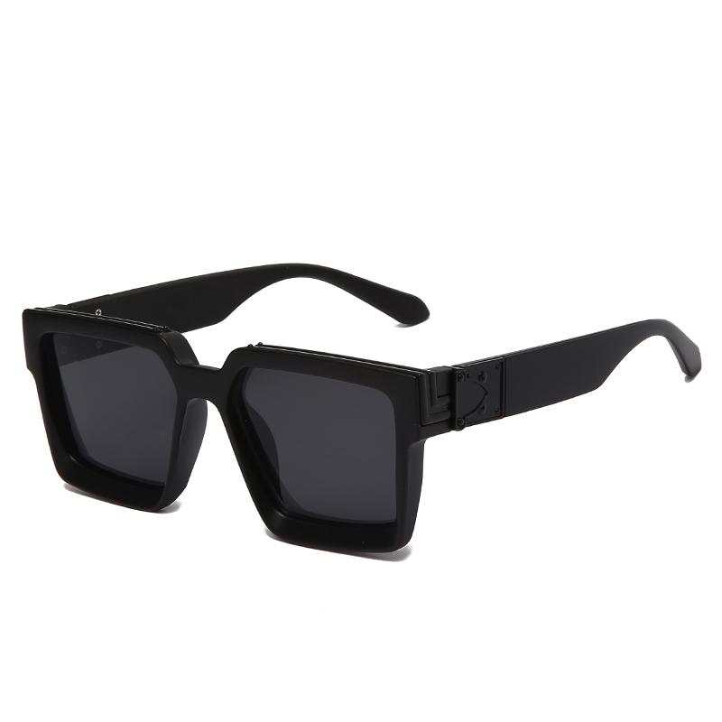 

Sunglasses Square Trendy Brand Designer Sun Glasses For Men And Women 2021 Millionaire Style, White;black