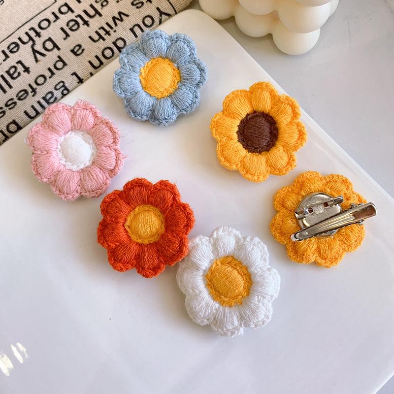 

Hair Accessories Daisy Fashion Hairpin Brooch Decorative Hairpins Cute Children'S For Women Kids Girls Headwear