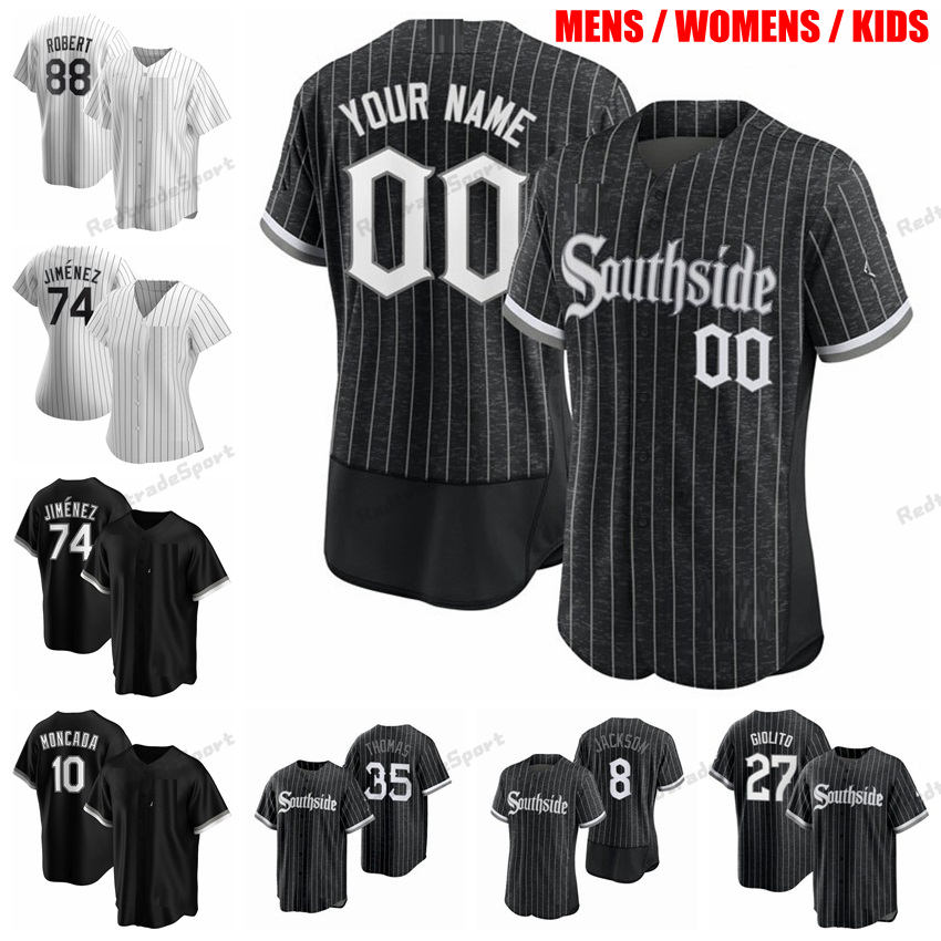 

Mens Southside 7 Tim Anderson Yoan Moncada Baseball Jerseys José Abreu Keuchel Eloy Jiménez 88 Luis Robert 27 Giolito López 45 Michael Jodan 35 Thomas Jersey Kids Womens, Mens s-xxxl flex