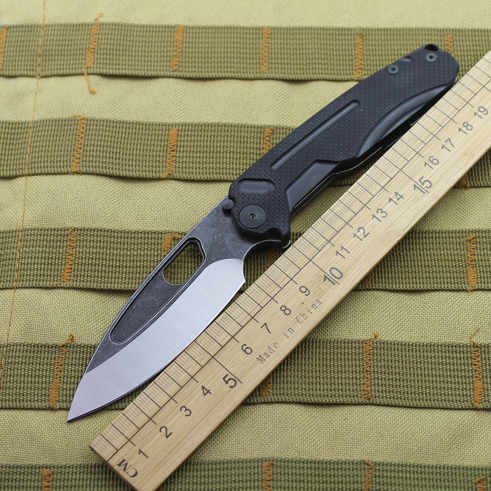 

8Cr13Mov Blade G10 + Steel Handle Tactical Outdoor Camping Hunting Fishing Survival EDC Tool Men's Christmas Gift