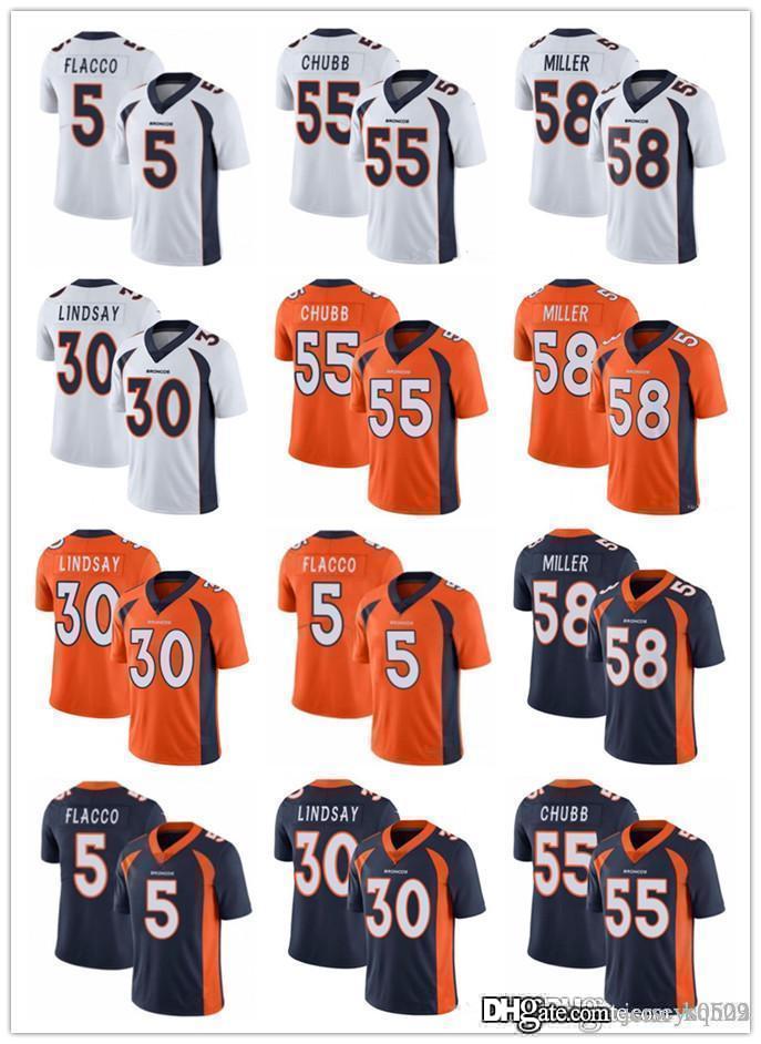 

Men Women Youth Denver Broncos 58 Von Miller 10 Jerry Jeudy 55 Bradley Chubb 30 Phillip Lindsay 5 Joe Flacco Football Jerseys Na, Black;red