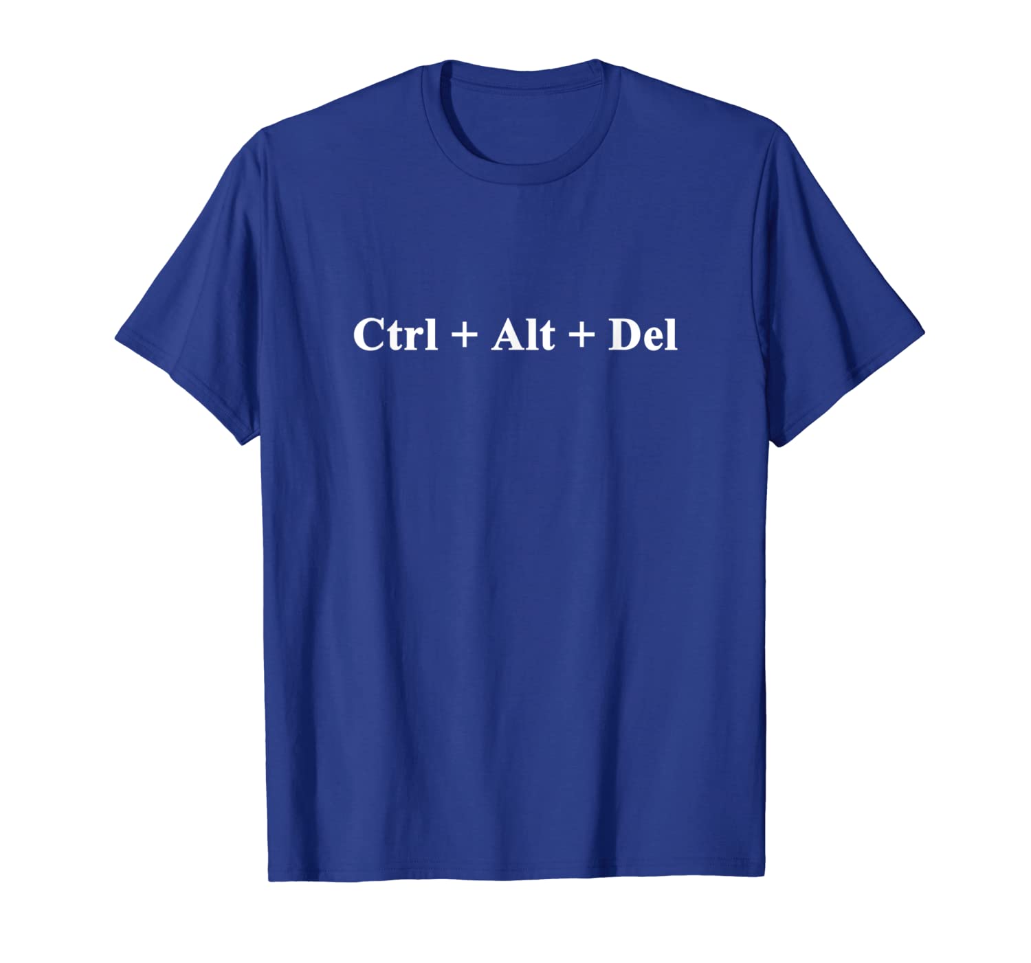 

control alt delete t-shirt ctrl alt del task manager tee, White;black