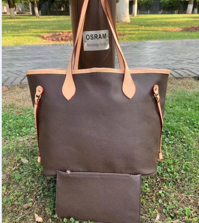 

Leather Handbags With Plain Fashion None Shoulder Yt Large Bag Famous Women Casual Travel Bags Female Purse 2pcs/set Wallet Size Style Tcvd, Brown/flower