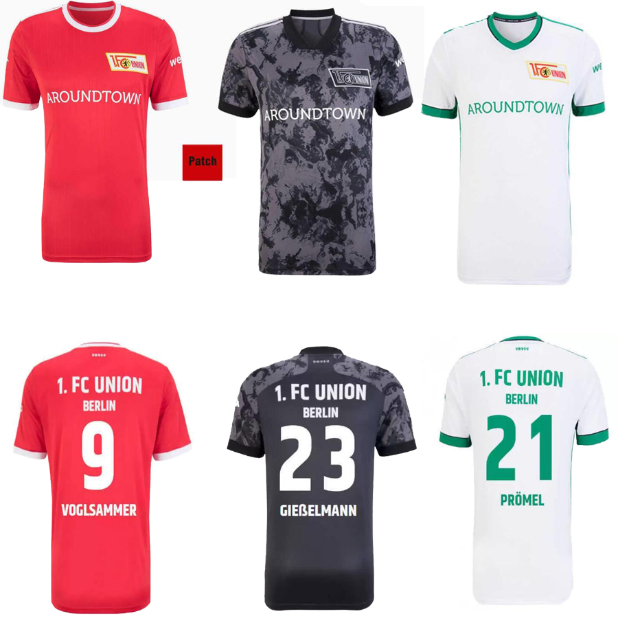 

Union Berlin 2021 2022 Soccer Jerseys KRUSE Haraguchi TRIMMEL ANDRICH FRIEDRICH 21 22 Hertha BSC PIA TEK CUNHA CORDOBA DARIDA SELKE KHEDIRA, Black;yellow