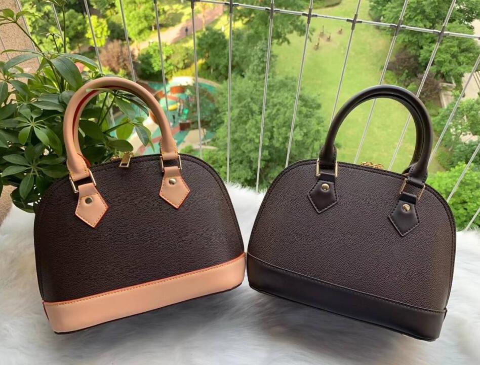 

Top Quality Alma designer Women Shoulder Bags Chain Messenger Bag Leather Handbags Shell Wallet Purse Ladies Cosmetic Crossbody Tote cross, Brown/flower