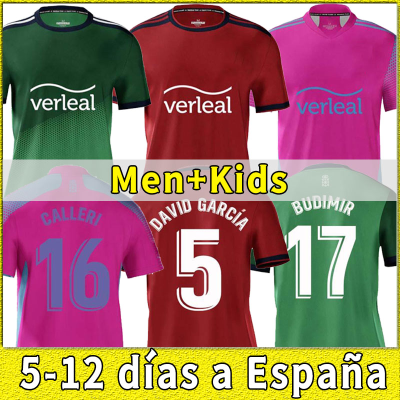 

CA Osasuna RUBÉN GARCÍA R.TORRES soccer jerseys CHIMY ÁVILA football shirts BUDIMIR MANU SÁNCHEZ DAVID GARCIA home away jersey CALLERI TORRÓ man+kids kit Camiseta de Fútbol, Third