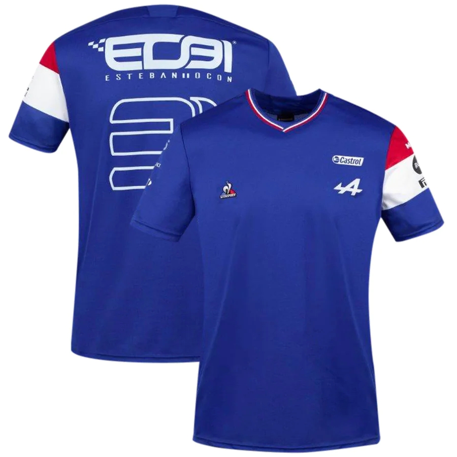 

Alpine F1 Team 2021 Ocon T-Shirt Formula One racing suit shirt, Blue