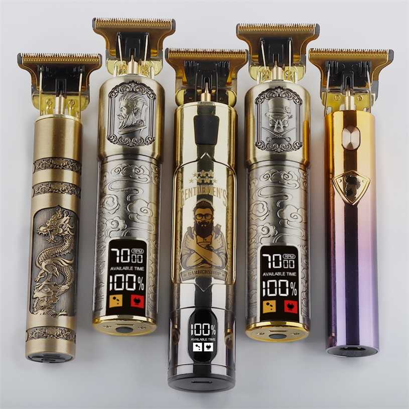 

2022 USB Electric Hair Clippers Rechargeable Shaver Beard Trimmer Professional Men Cutting Machine Barber Cut t9 211229