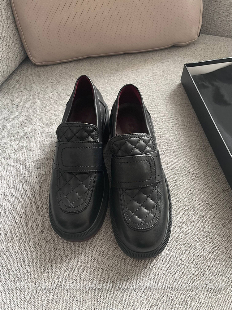 

Women Designer Loafers Dress Shoes Luxurys High Quality Leather Checkered Black Sheepskin New 2022 Loafer Casual Height Increasing Shoe, Make up difference