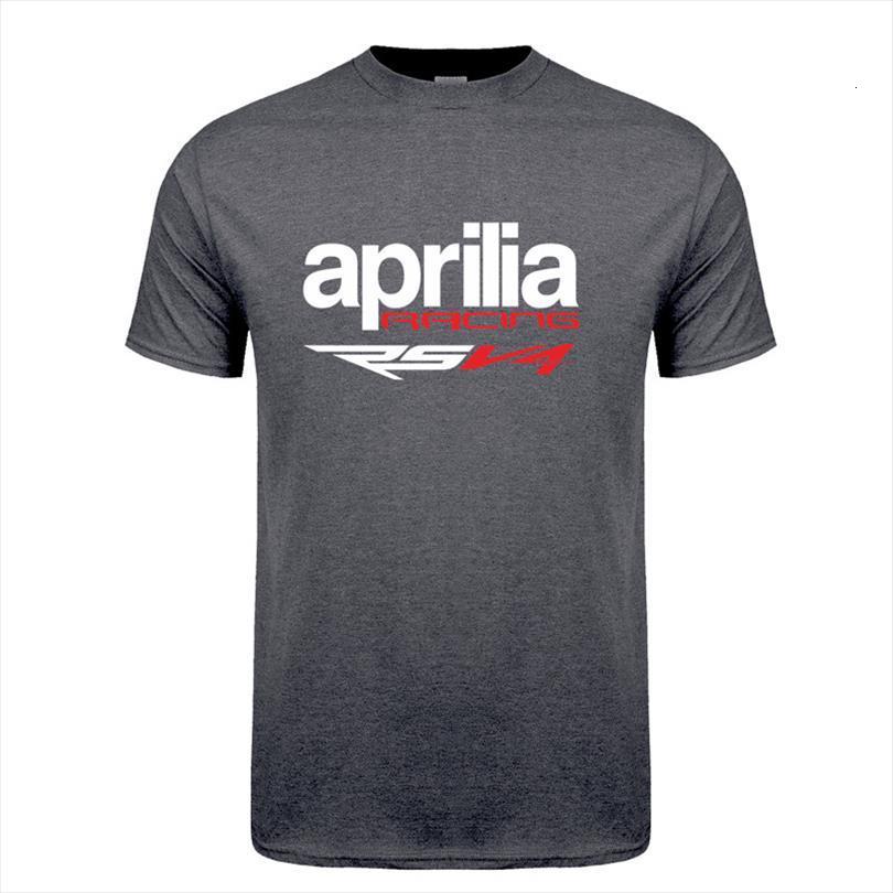 

aprilia racing rsv4 short sleeve mens t shirt motorcycle cotton mans, White;black