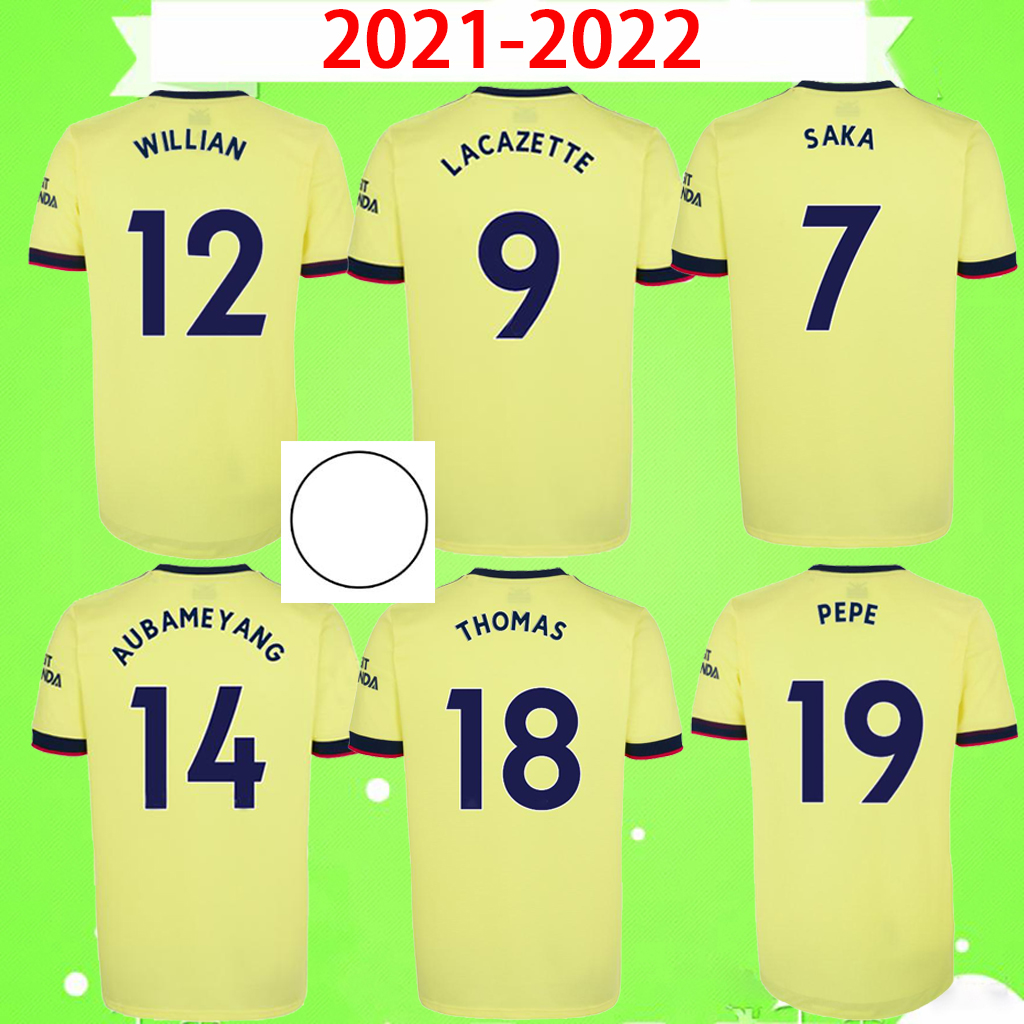 

Fans Player version 424 away home third Arsen soccer jersey 20 21 22 gunners ODEGAARD THOMAS PEPE SAKA TIERNEY HENRY WILLIAN 2021 2022 football shirt Kid sets uniform, Retro 15 16