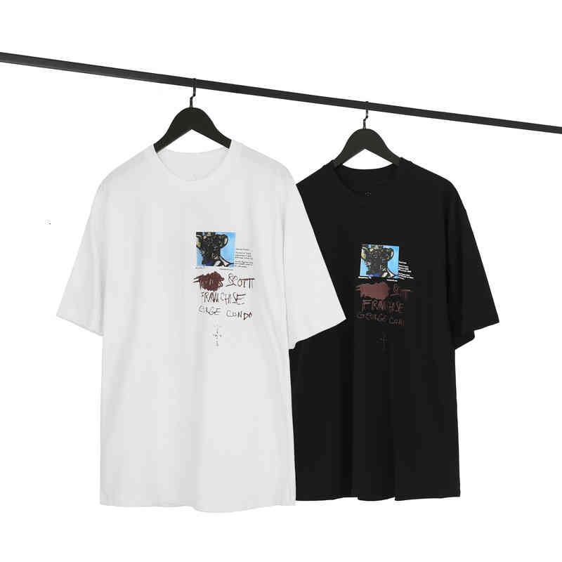 

Men' T-Shirts Travis Scott Top Quality T Shirt Festival Tee Rap Art Graffiti Men and Women T-shirt Astroworld Print Tops High Street Fashion Tees GMR2, 1# shoe box