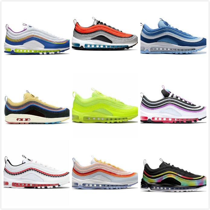 

Halloween 97 running shoes men women 97s Sean Wotherspoon Worldwide triple white black silver Easter game royal mens trainers outdoor sports sneakers