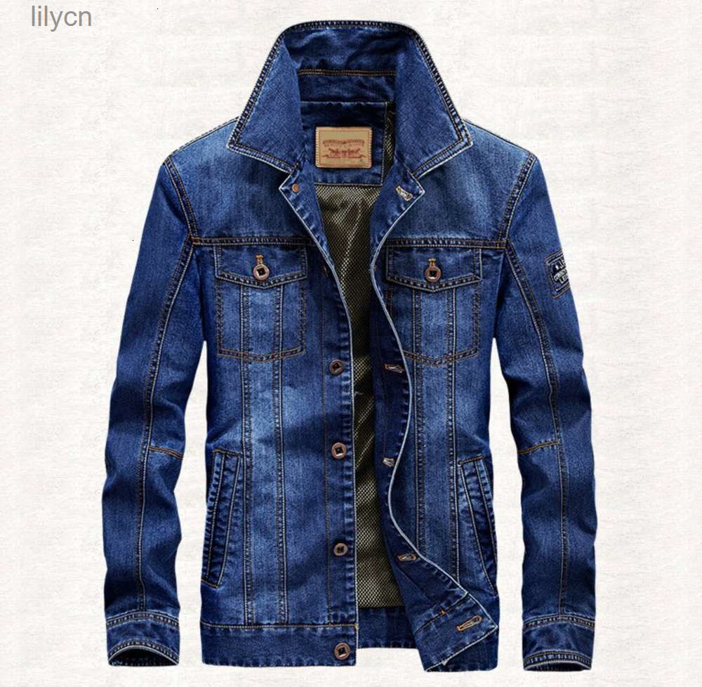 

2 Colors Mens Jackets Fashion Denim Jacket European American Lapels Streetwear Outdoor Jacket Motorcycle Casual Fashion Outwear