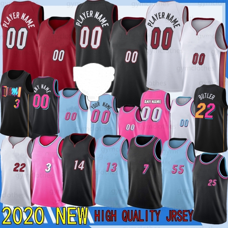 

Jimmy Tyler Butler 22 Herro Dwayne Basketball JERSEYS Dwyane Bam Wade 2021 NCAA Jersey Adebayo Goran Robinson Dragic 25 Nunn shirt, Rehuo