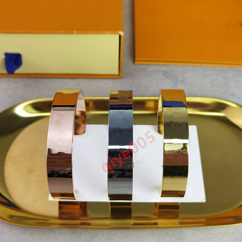 

Jewelry Bracelet with Rose Gold silver stainless steel Luxury monotype l Jewelry bracelet for women brand with Gift Box