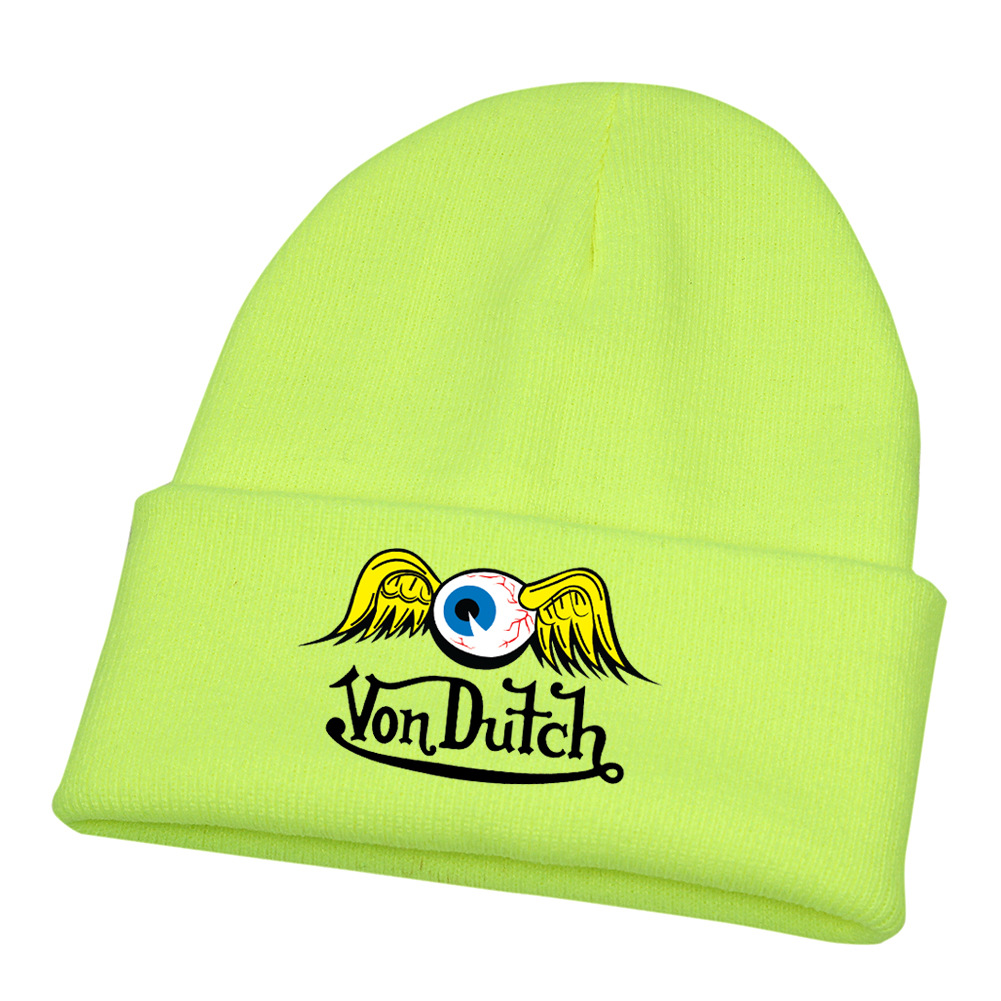 

Von Dutch Barrow Beanie Navy With Red Embroidered Logo. 1 Size Fits All, Unisex