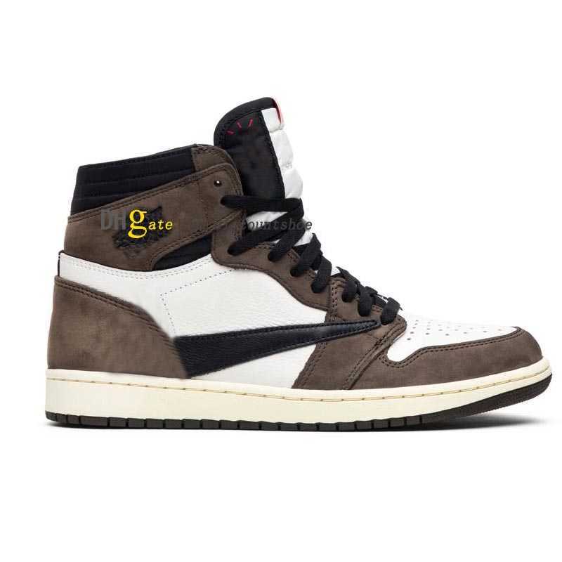 

Traviss Scotts x 1 Retros High OG Mocha Basketball Shoes lightning 1s Mid Overhead kick Women Men Sneakers shoe Sports Jumpman CD4487 100, Turbo green 555088 311