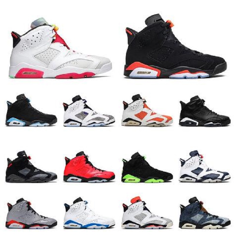 

Original Box 6s Electric Green Jumpman Basketball Shoes 6 British Khaki UNC Black Infrared Golden Harvest Angry bull Mens Trainers Sport Sneakers shoe, # 4