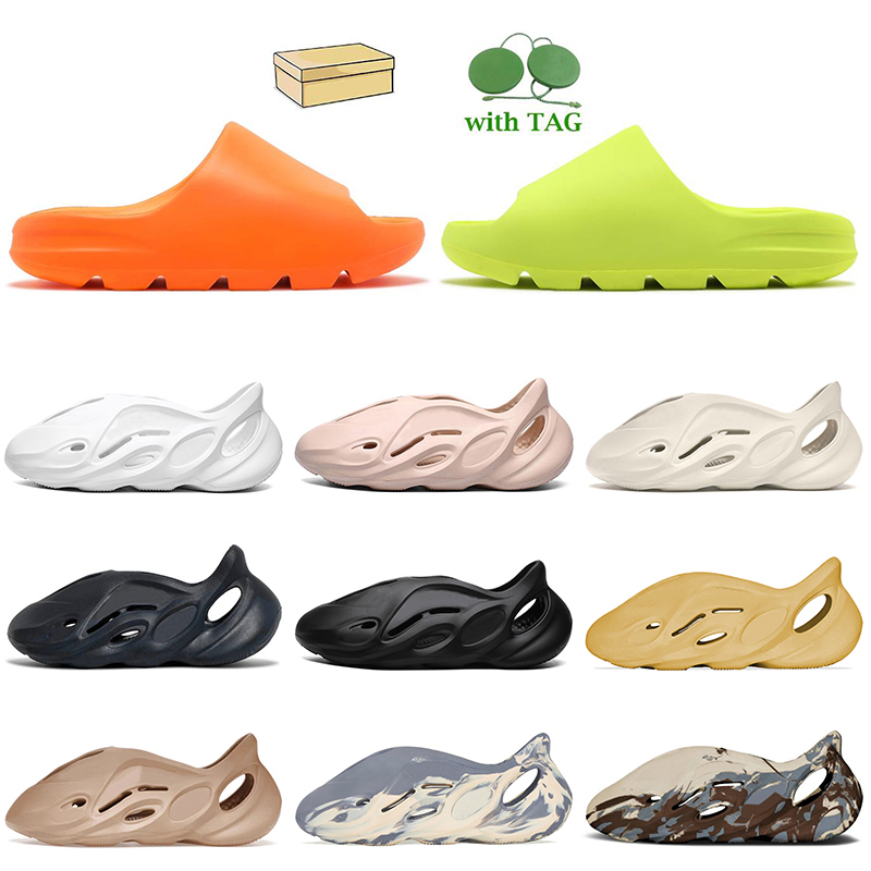 

EVA Luxury Designer Women Mens Slides Big Size EUR 47 Slippers Enflame Orange Glow Green Cream Clay Moon Gray Mineral Blue Desert Sand Resin Outdoor Kids Slide Sandals, C20 kids 32-35