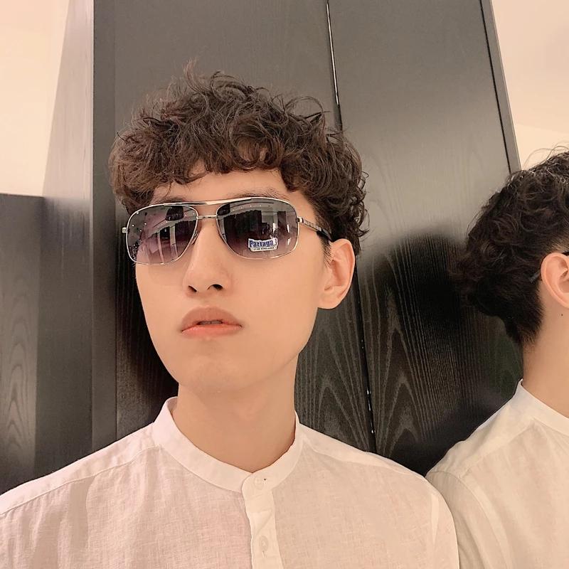 

Sunglasses 2021 Metal Fashion Men Retro Driving Sunshade