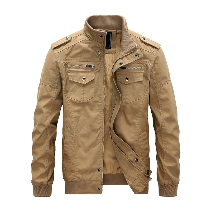 

Winter new large coat jacket casual men's wear, Khaki