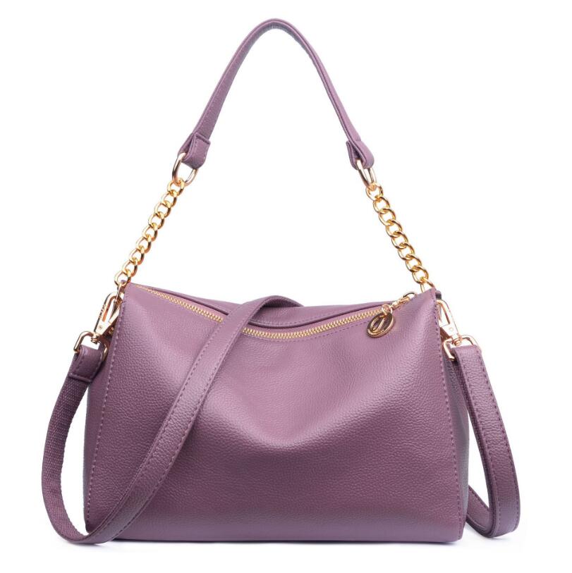 

Womens handbags ladies tote PU leather clutch shoulder bags female purse, Black