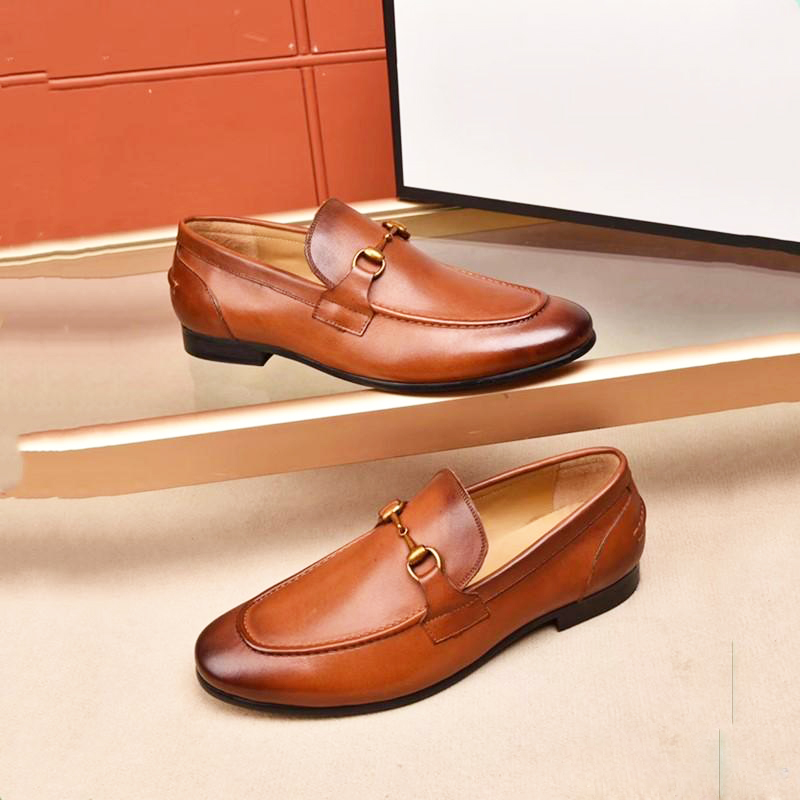 

unisex designer espadrilles sandals Spikes brand Formal Dress Gentle Men Genuine Leather classic Toe Business Oxfords Business leather Banquet Stylist big size, Black