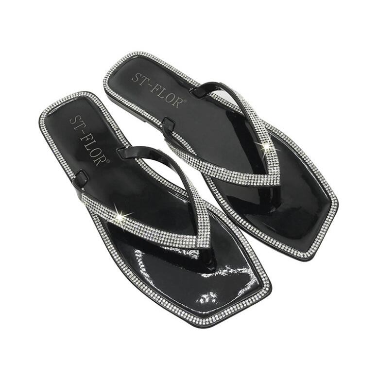 

2022 Flat Mule Slippers Designer Womens Designers Sandals Genuine Outdoor Casual Slipper Flip Flops Scuffs Large size, Black