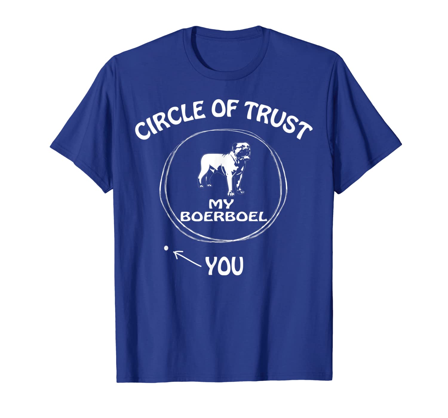 

circle of trust boerboel funny t-shirts for dog lovers, White;black