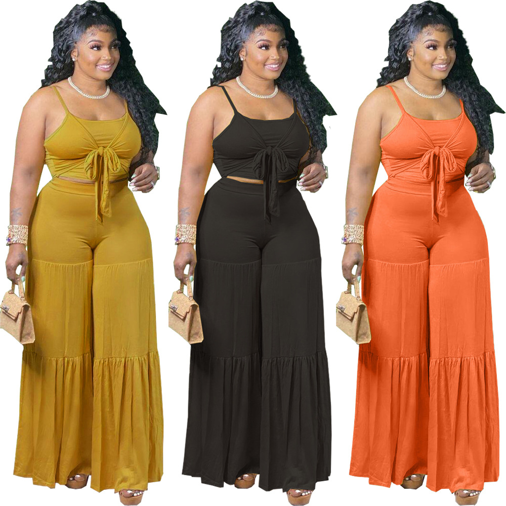 

Women clothes tracksuits yoga Sexy patchwork sling vest+pant 2pcs set plus size casual sport Outfit Yogawear tracksuit nightclub Sweatsuits, Beige