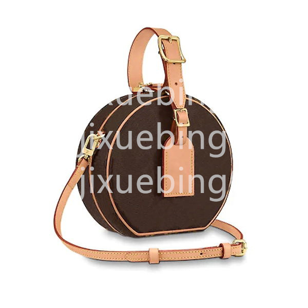 

Womens luxurys designers bags 2021 Handbags purses Shoulder Crossbody Bucket women Original Brand Fashion real genuine Leather top quality round circle brown