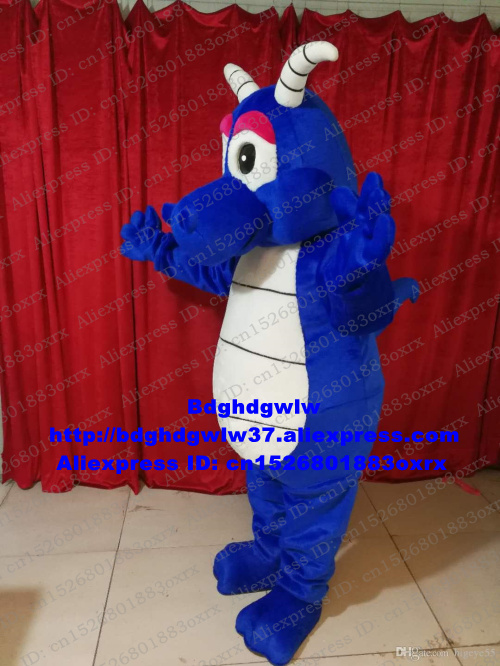 

Mascot Costumes Blue Dragon Loong Mascot Costume Adult Cartoon Character Outfit Suit Birthday Congratulations Performn ACTING zx2943, Default color
