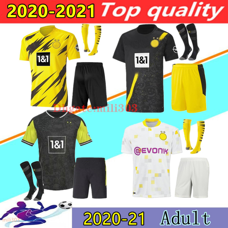 

Dortmund soccer jersey kits Borussia 20 21 fourth 4th 2021 football shirt set 1990s HAALAND REUS NEONGELB BELLINGHAM SANCHO HUMMELS BRANDT m, Black;yellow