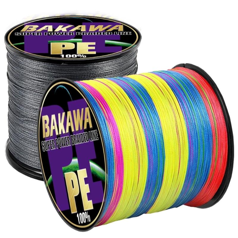 

Braid Line BAKAWA Braided Fishing Japanese Multifilament Carp Wire 4/8 Quality Saltwater 100% PE Pesca 300M 500M