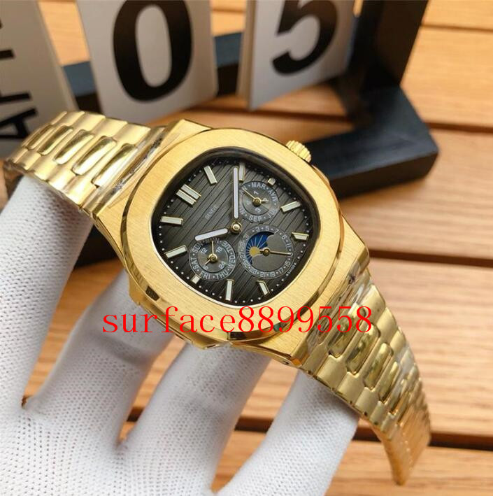

40mm men gold top AAA designer luxury watches 316L steel band Automatic winding mechanical watch date display Movement CH28520C waterproof wristwatch wholesale, Water proof 50m