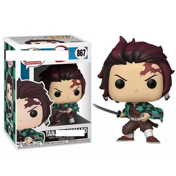 

FUNKO POP Figures Hand Office Aberdeen Decoration Model Film and Television Animation Peripheral Demon Slayer Blade Tanji Lang Midouzi, Customize