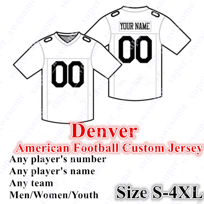 

4XL CUSTOM Football Jersey Teddy Bridgewater Melvin Gordon III Jerry Jeudy Tim Patrick Albert Okwuegbunam Von Miller Noah Fant Javonte Williams K. J. Hamler John Elway, Women orange color rush