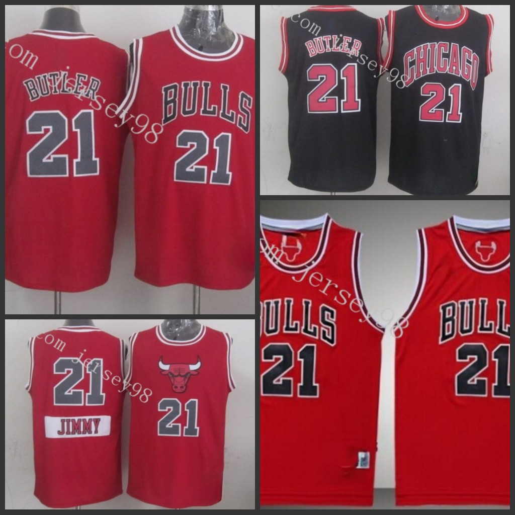 

ChicagoBullsBlack #21Jimmy Butler Green Jersey