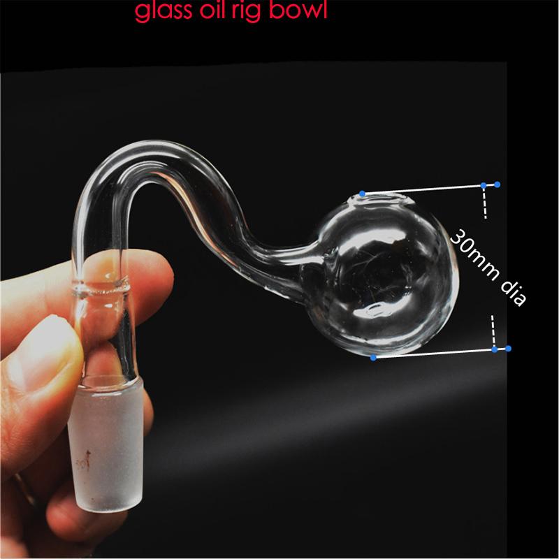 

10mm 14mm 18mm male female clear thick pyrex glass oil burner water pipes for oil rigs glass bongs thick big bowls for smoking