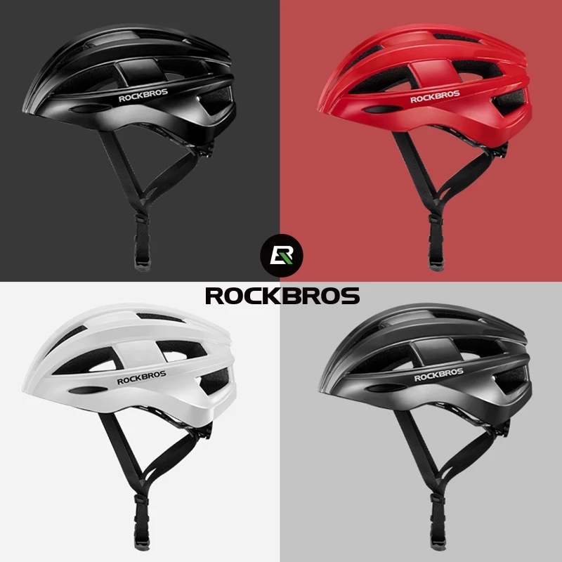 

ROCKBROS Cycling Helmet With Led Rear Light USB Charging Ligths Integrally-molded Safety EPS+PC Ultralight Bike Helmets, White