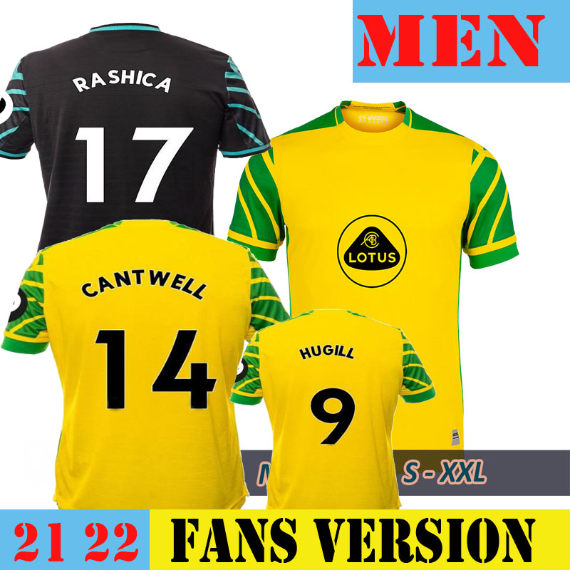 

21 22 Norwich Soccer Jersey City PUKKI CANTWELL DOWELL 2021 2022 Home Yellow Away Navy Blue Adult Top Men Kids Kit Football Shirts AARONS RASHICA HANLEY NORMANN TZOLIS, Home no patch
