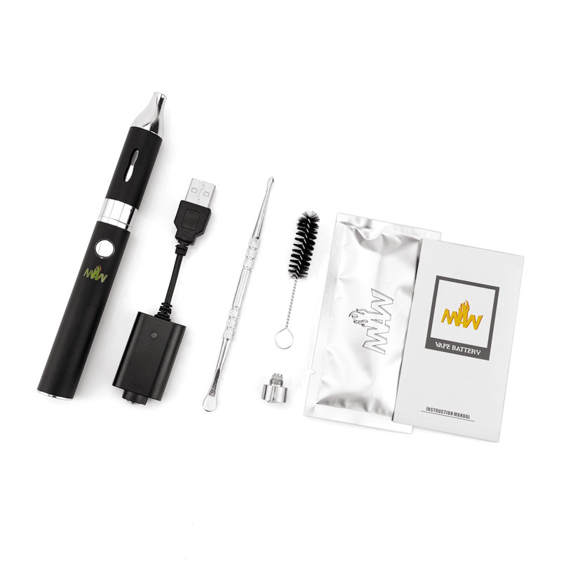 

MAW Herbal Kit 2-in-1 Wax & Dry Herb Vaporizer 1300mAh Vape Pen Battery Electronic Cigarette, Mix colors
