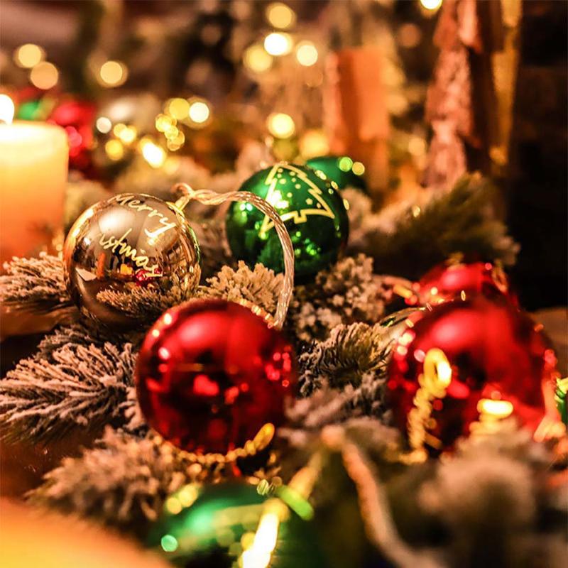 

Night Lights LED Christmas Decoration Balls String Light Star Garland Fairy Garden Bedroom Wedding Party Tree Decor