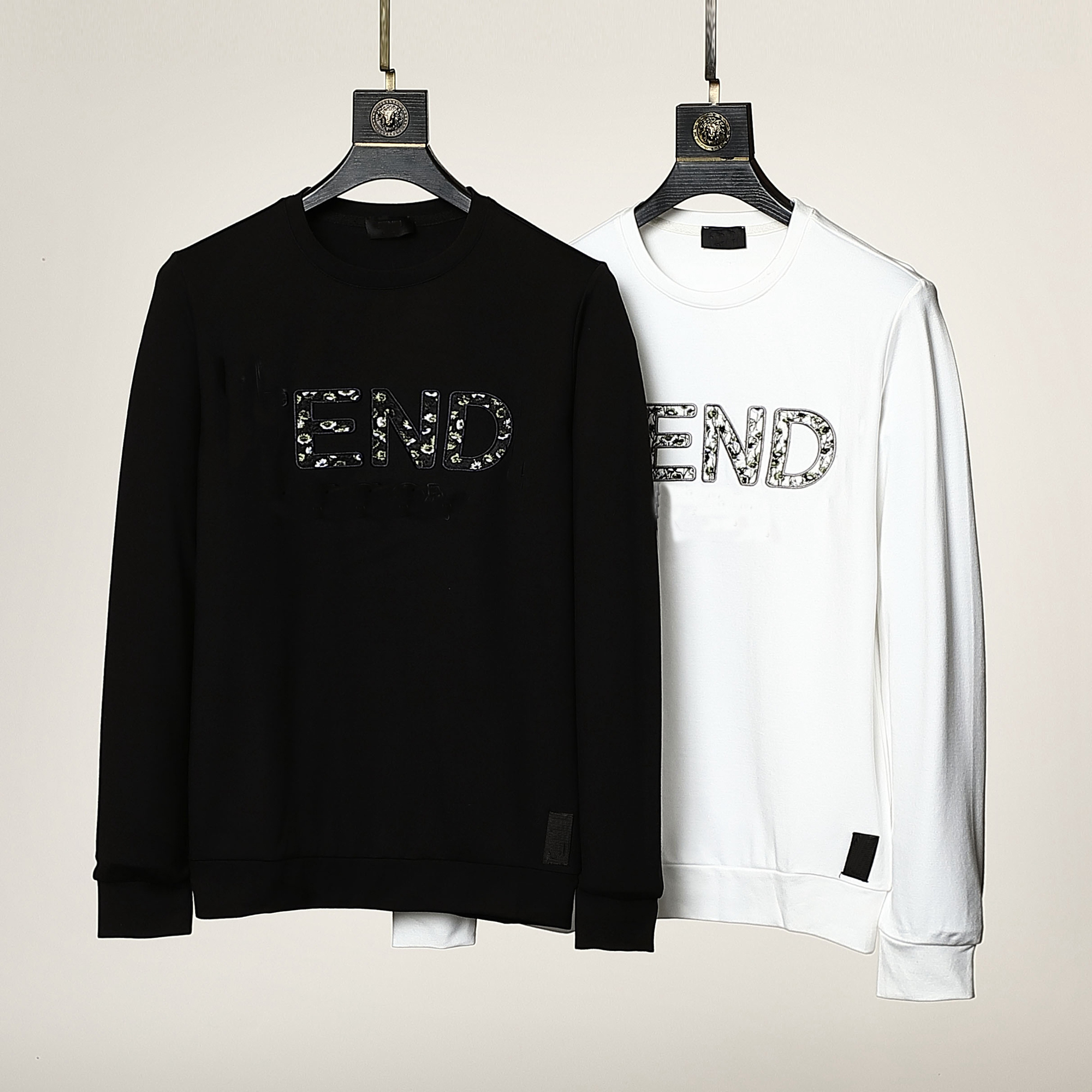 

Designer mens hoodies 2021 spring with autumn new fashion casual men and women same paragraph pullover natural color sweaters, White