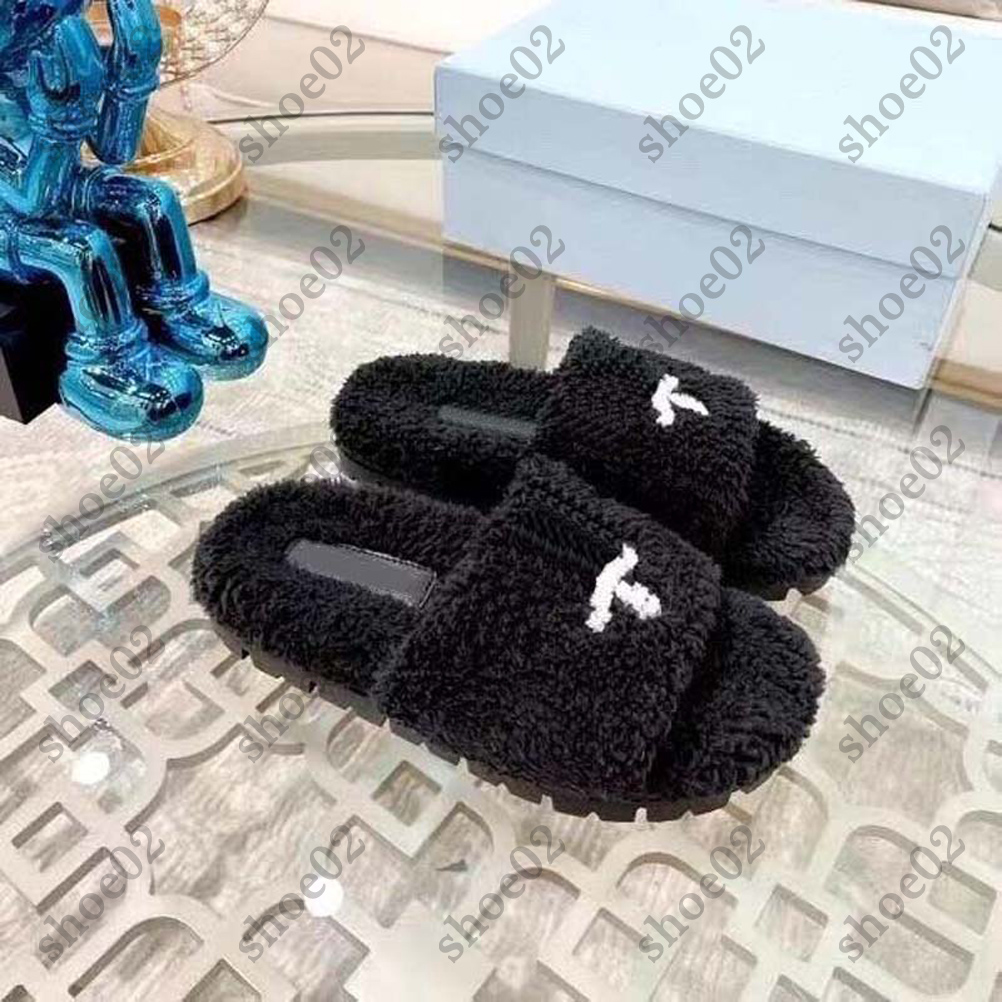 

Fashion women wool sandals selling Slippers Woman Slipper Shoes Autumn Winter slides Sandal Size 35-41 By shoe02 19, #5